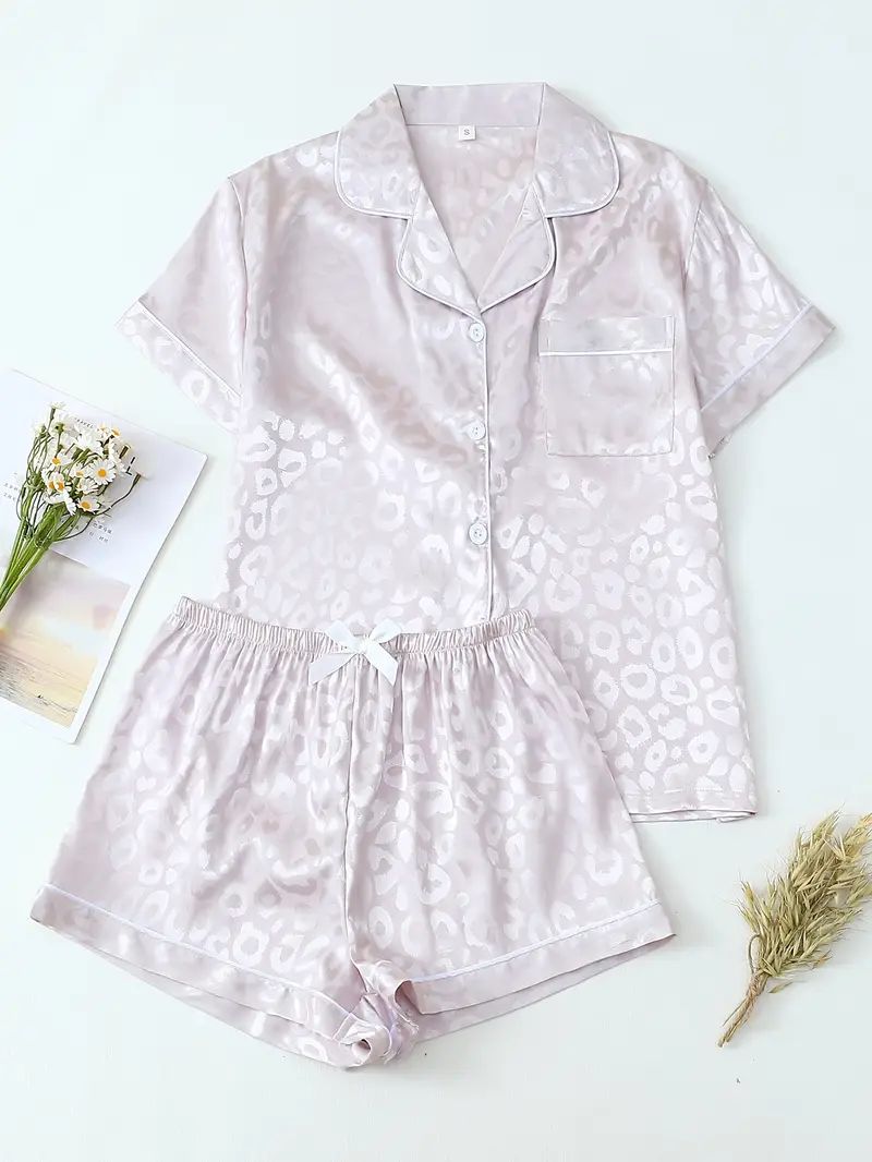 Set de Pijama Leopard Silk Touch